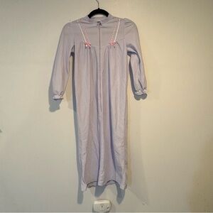 Charming Lavender Kids Nightgown with Pink Accents
